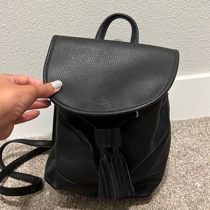 Black backpack
